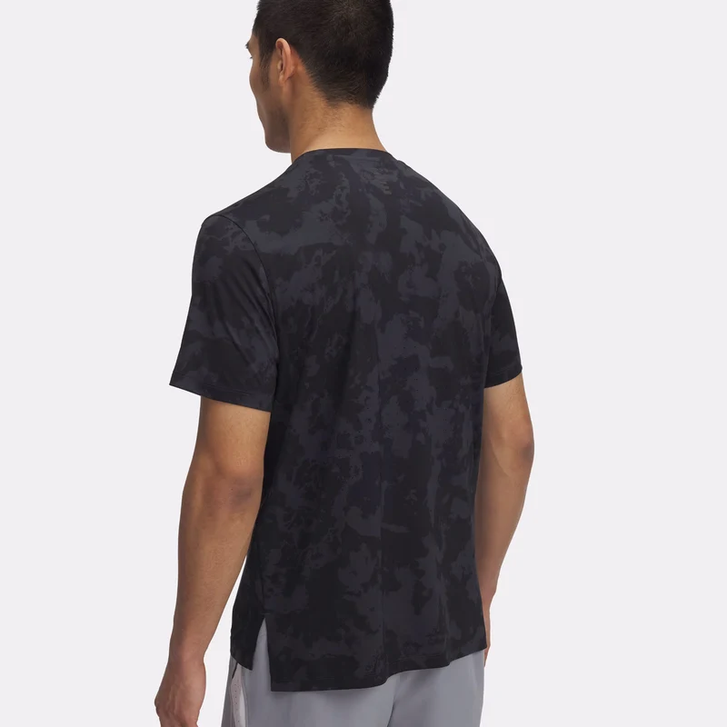 Launch Elite Print Laufshirt Herren-Anthrazit,Schwarz
