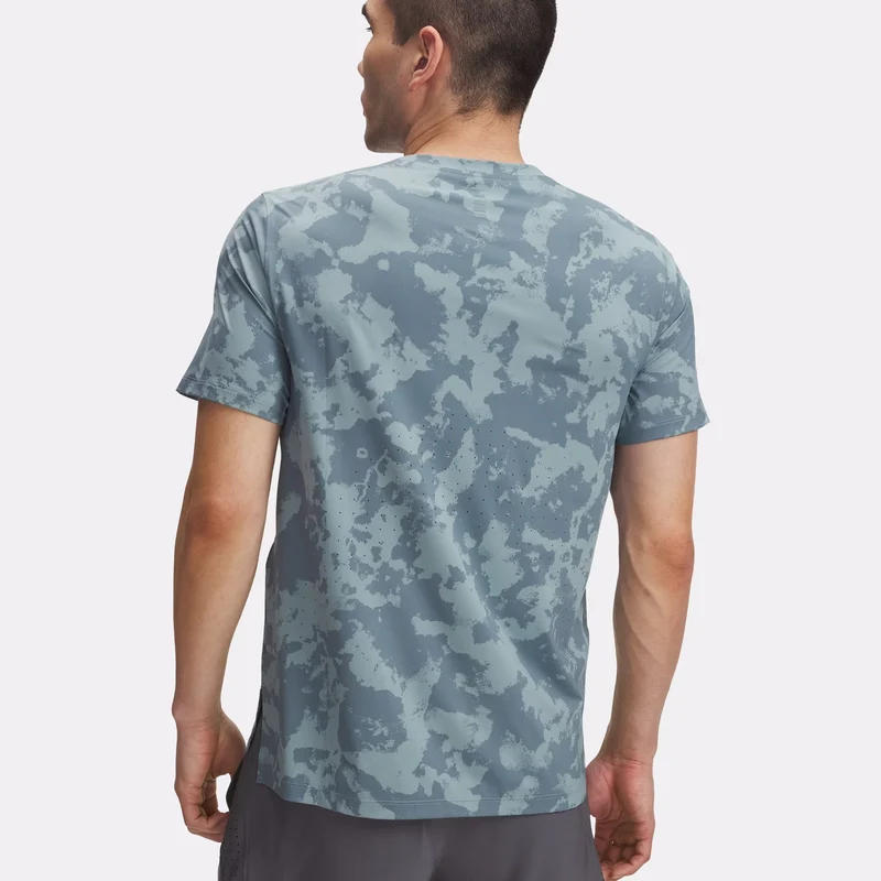 Launch Elite Print Laufshirt Herren-Petrol,Blaugrau