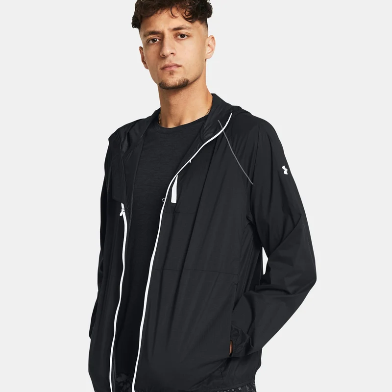 Phantom Windbreaker Laufjacke Herren-Schwarz,Weiß