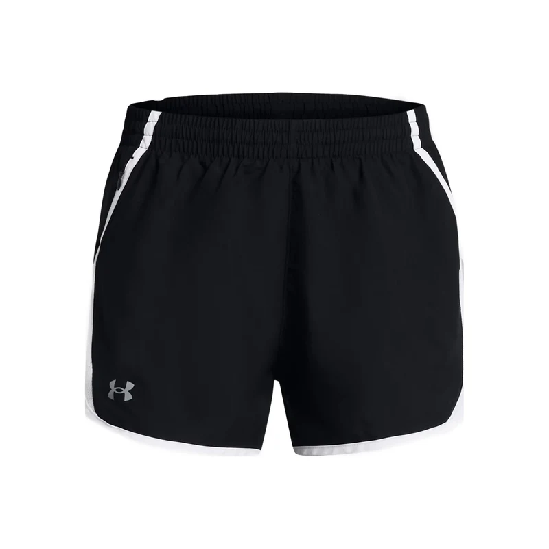 Fly By 3in Laufshorts Damen - schwarz, weiß