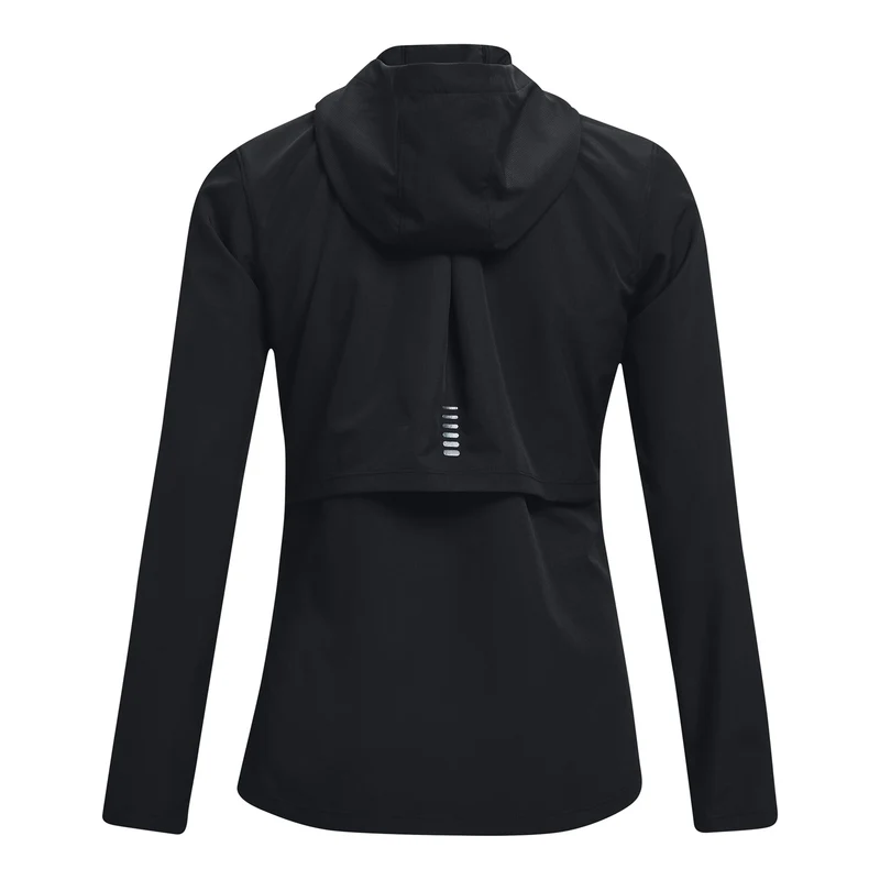 Storm Hooded Laufjacke Damen-Schwarz