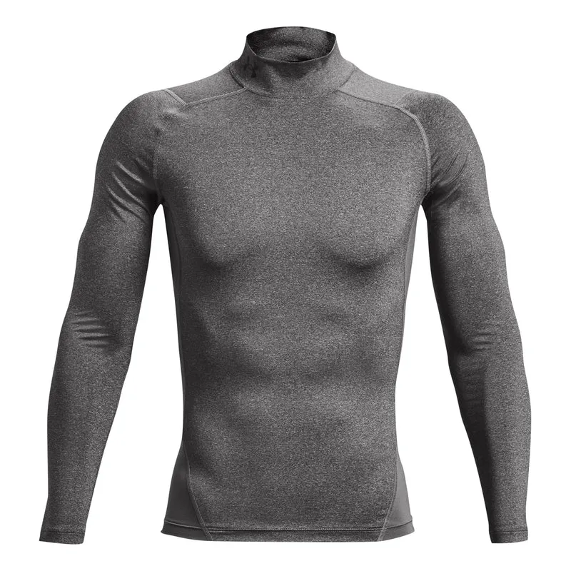 Heatgear Comp Mock Longsleeve Herren-Grau