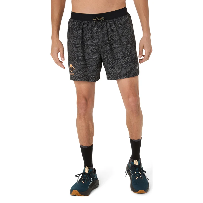 Fujitrail AOP 5in Laufshorts Herren-Schwarz