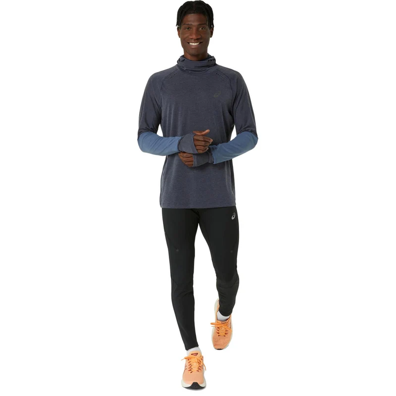 Road Winter Run Lauftight Herren-Schwarz