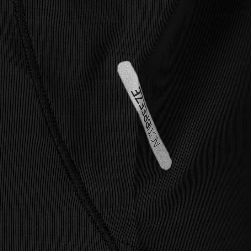 Road Laufshirt Damen-Schwarz