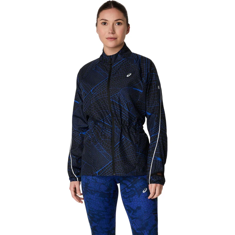 Road Lite-Show Packable Laufjacke Damen-Schwarz,Dunkelblau