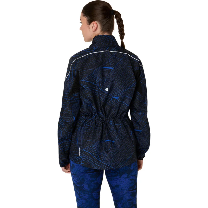 Road Lite-Show Packable Laufjacke Damen-Schwarz,Dunkelblau