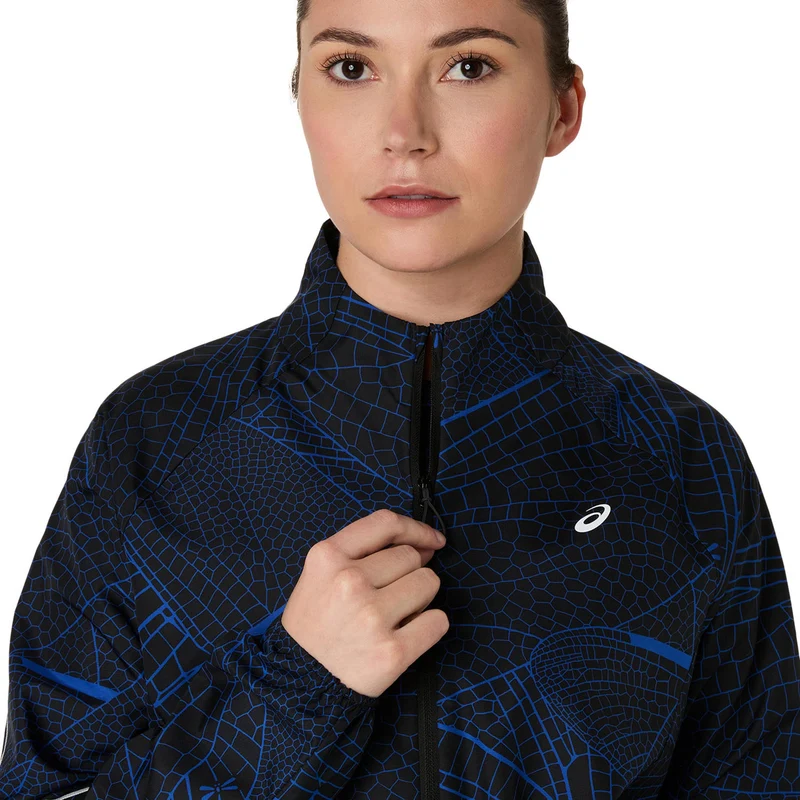 Road Lite-Show Packable Laufjacke Damen-Schwarz,Dunkelblau