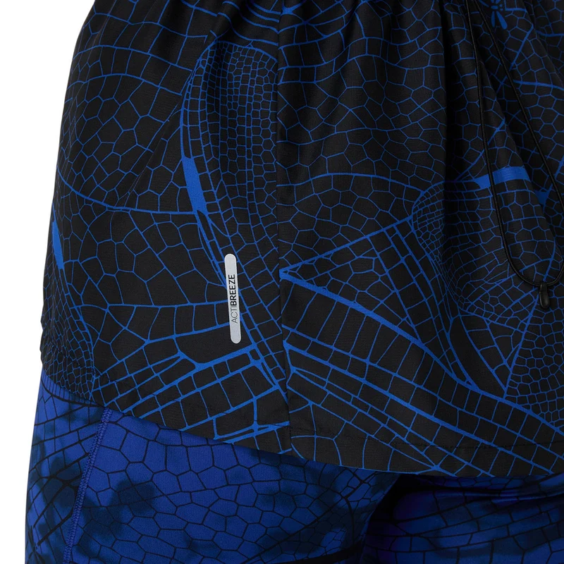 Road Lite-Show Packable Laufjacke Damen-Schwarz,Dunkelblau