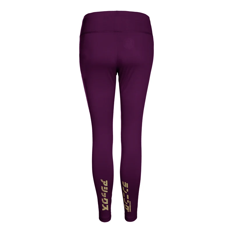 Katakana Crop Tight Damen-Lila