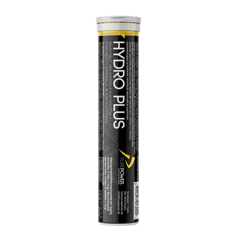PurePower Hydrotabs Electrolytes Pineapple Flavor (1 tube with 20 tablets)