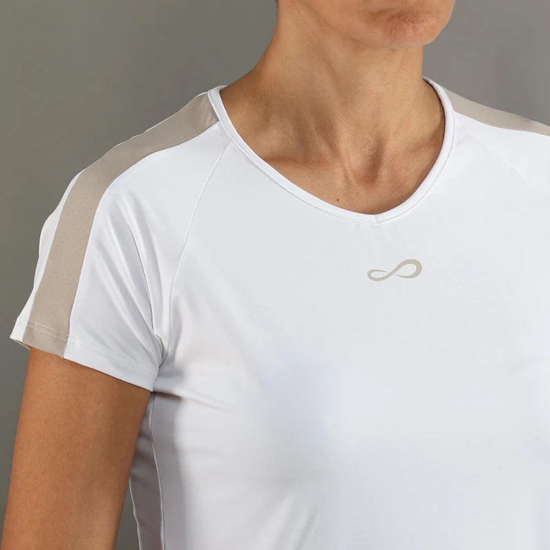 T-Shirt Damen-weiß, beige