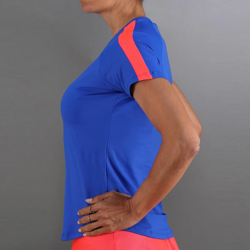 T-Shirt Damen-blau