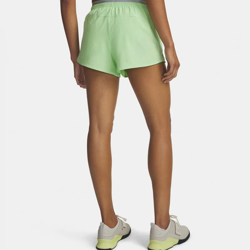 Vanish Woven 3in Shorts Damen-grün, grau