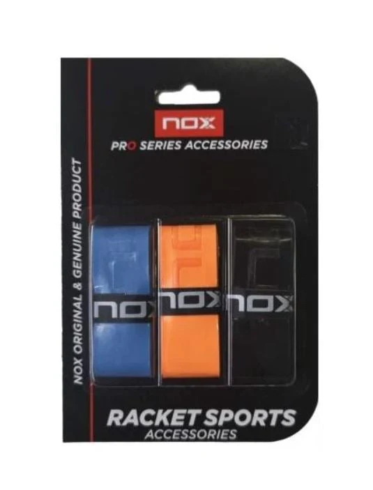 Nox Pro Overgrip (Blue / Orange / Black, 3-pack)