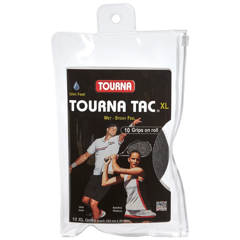Tourna Tac XL Black 10-Pack Overgrip