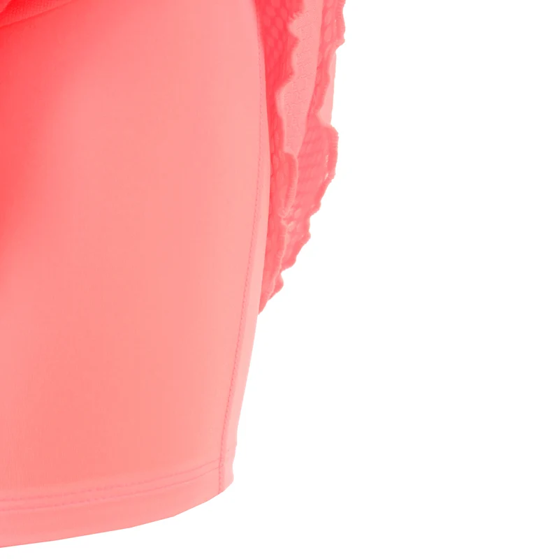 Out of Control Pleated Rock Damen - pink