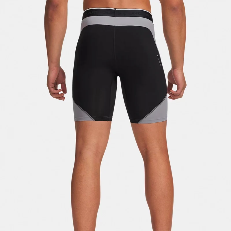Elite Long Shorts Herren - schwarz, silber