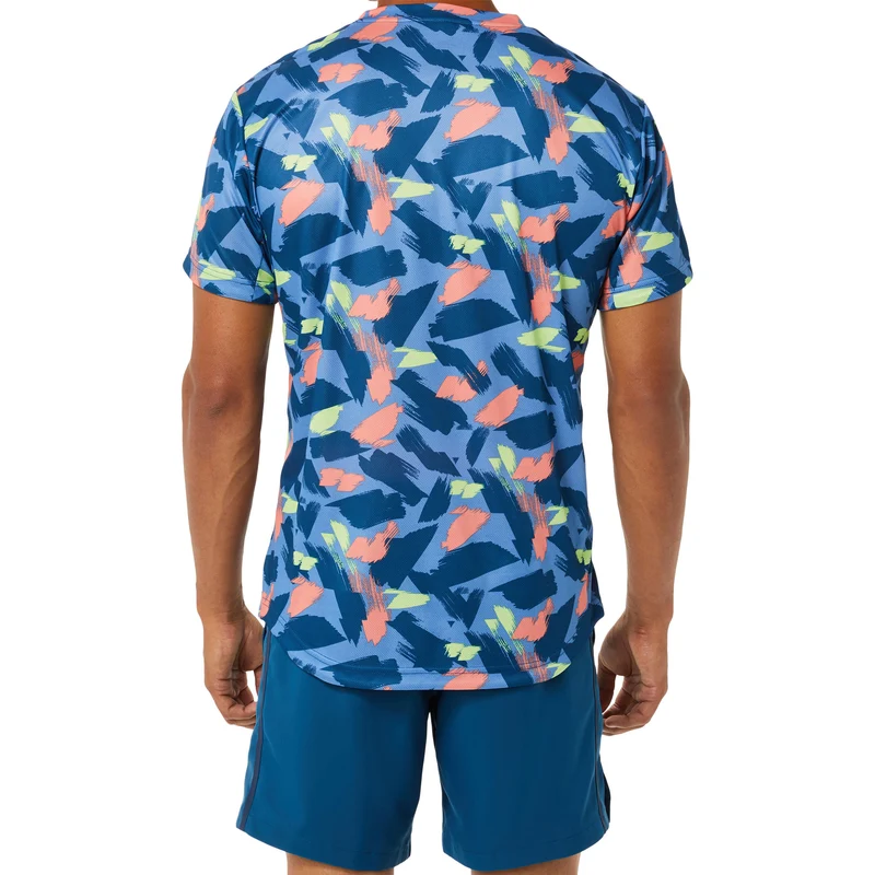 Match Graphic T-Shirt Herren-Blau