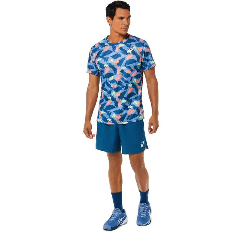 Match Graphic T-Shirt Herren-Blau