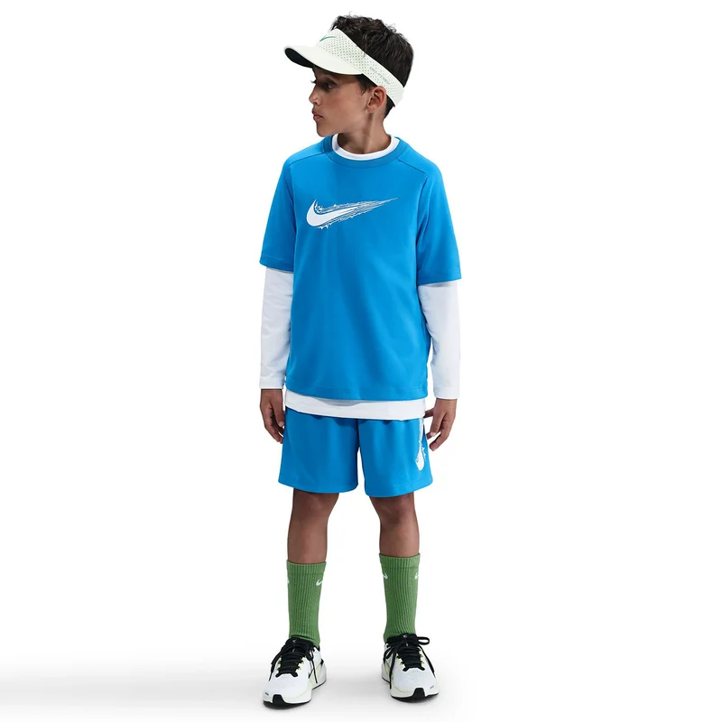 Dri-Fit Multi T-Shirt Kinder-Blau