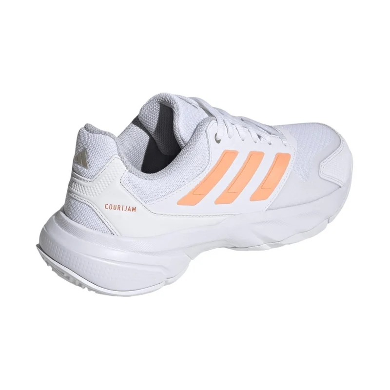 ADIDAS COURTJAM CONTROL 3 W White/Orange SS26 (Zapatillas)