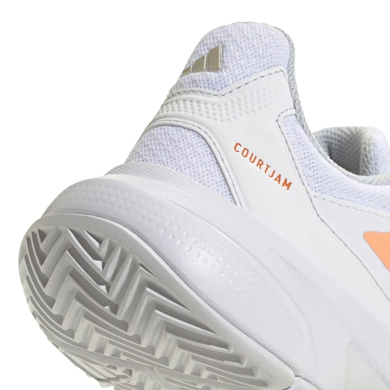 ADIDAS COURTJAM CONTROL 3 W White/Orange SS26 (Zapatillas)