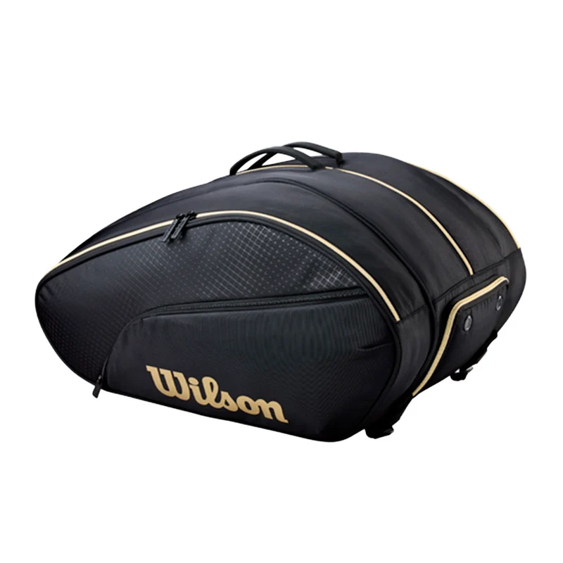 WILSON DEFY V1 Padel Bag Black/Gold 2026 (Paletero)