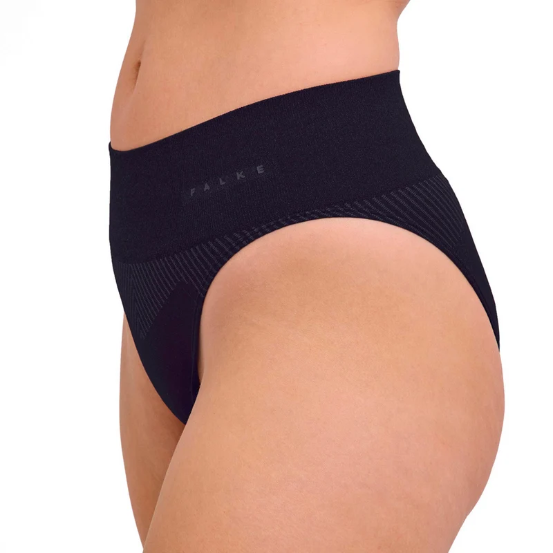 Warm Brief High Waist Panty Damen - schwarz