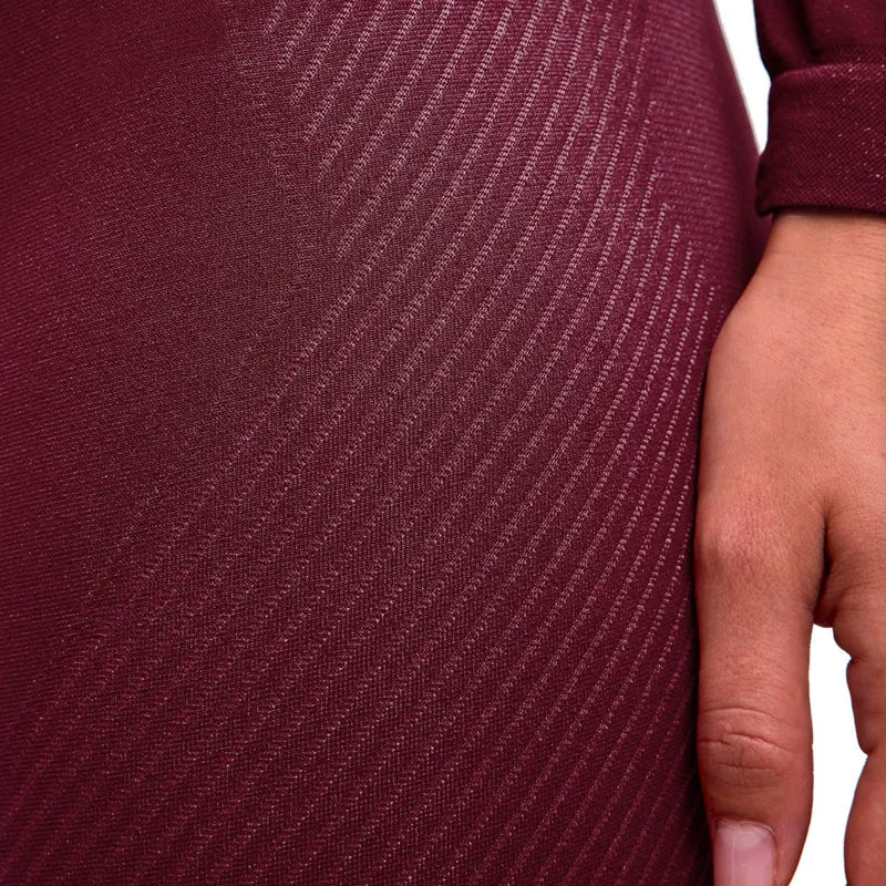 Warm Long Tight Damen - mauve