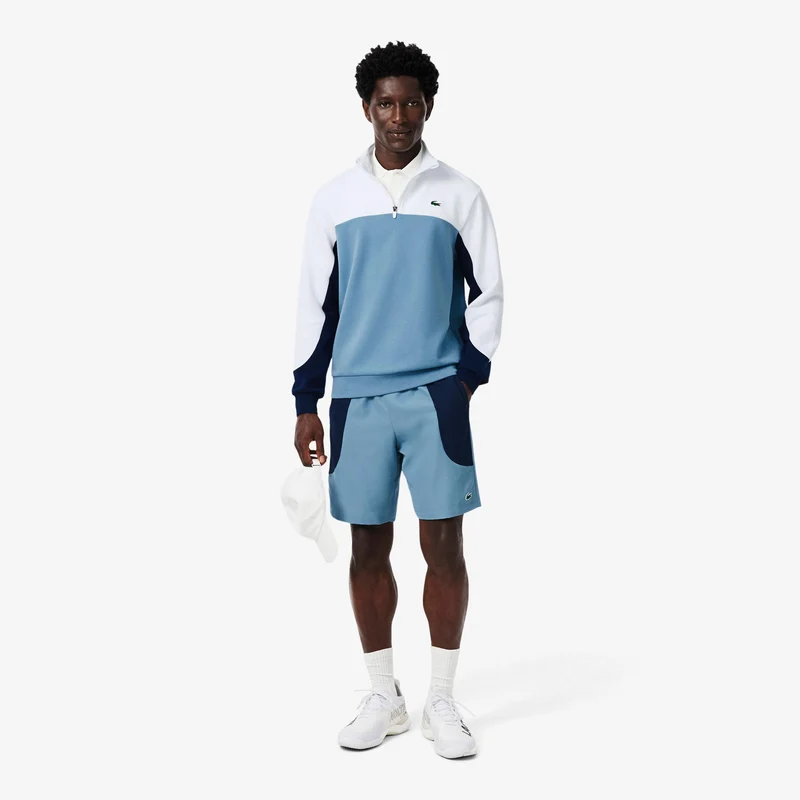 Sweatshirt Herren - blau, weiß