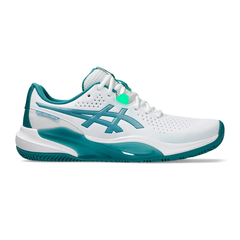 Gel-Challenger 15 Padelschuh Herren - weiß, petrol