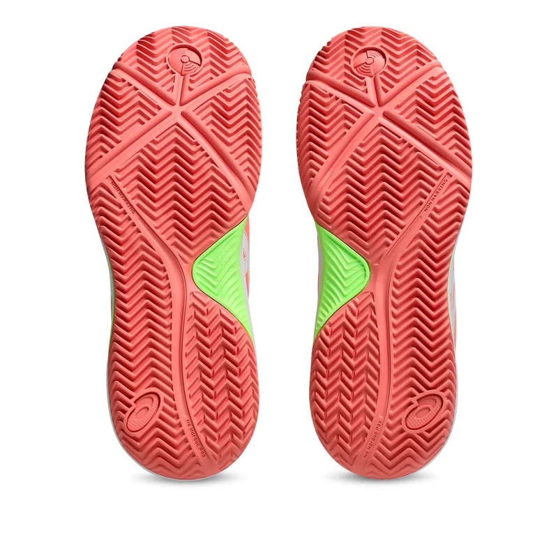 GEL-DEDICATE 8 PADEL GS Padelschuh Kinder-koralle, weiß