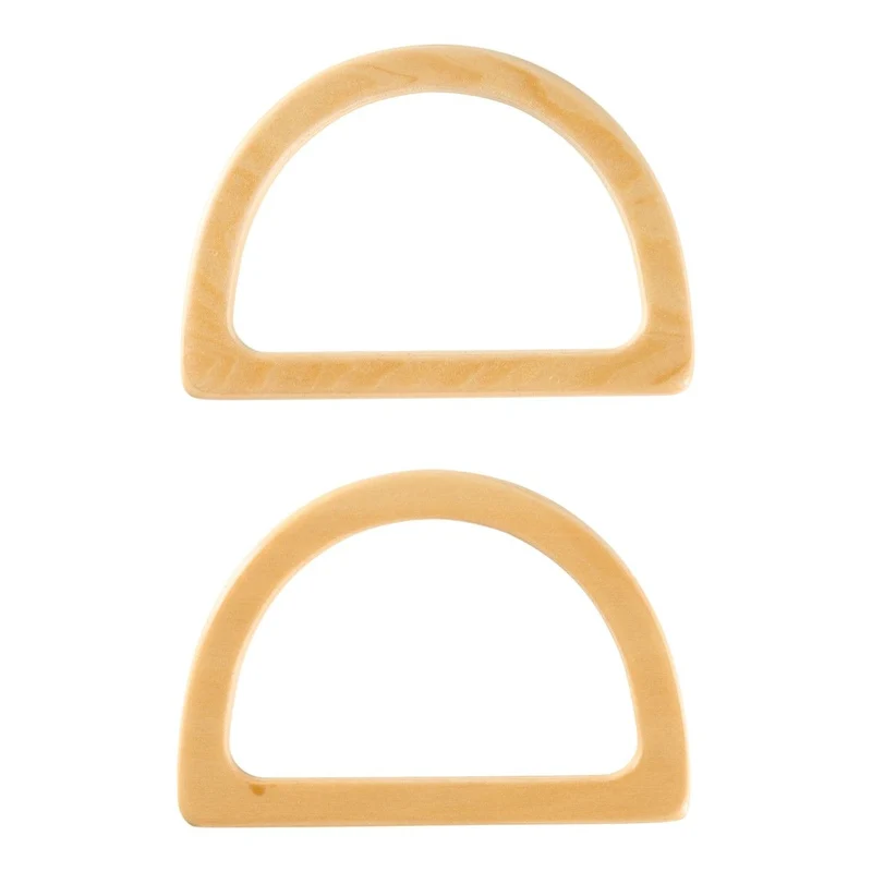 Taschenhenkel aus Holz - D-Form