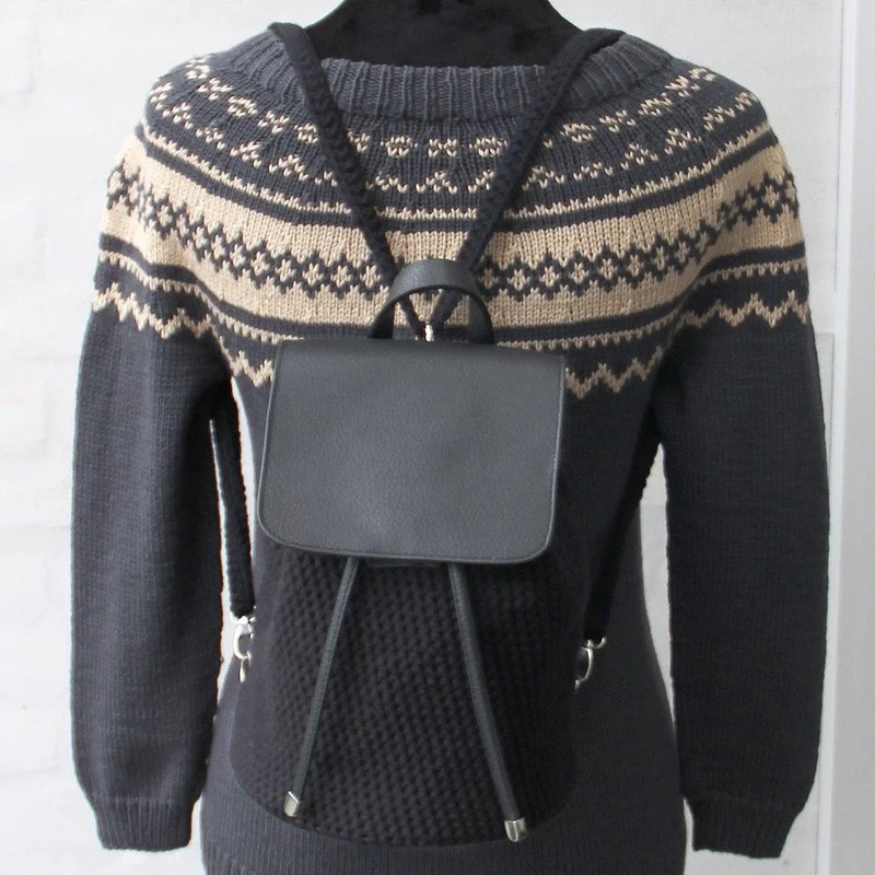 Taschenkordel - Schwarz/Bronze