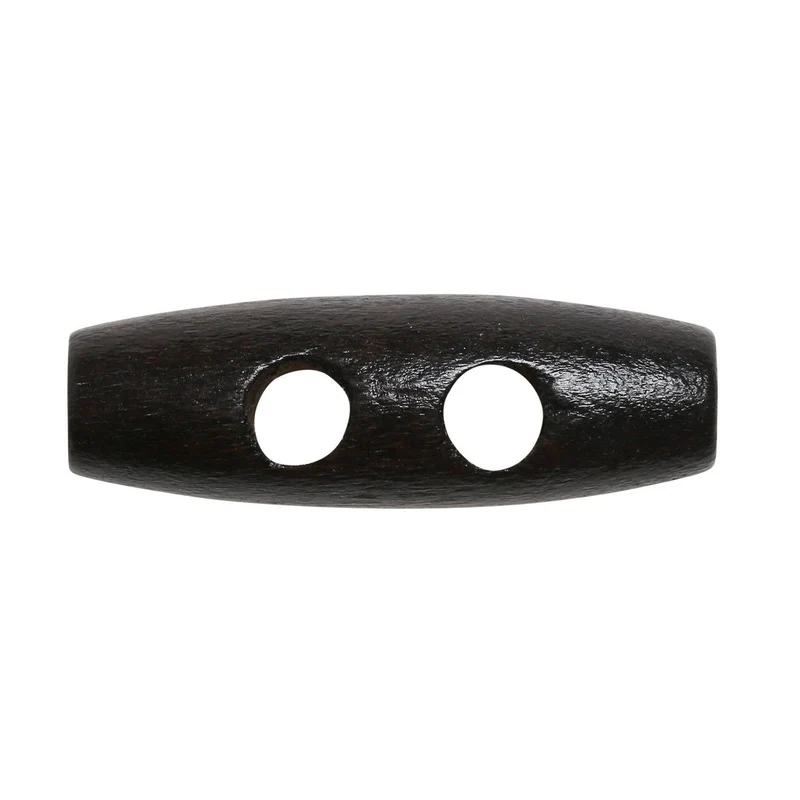 Längliche Holzknöpfe - 30 mm