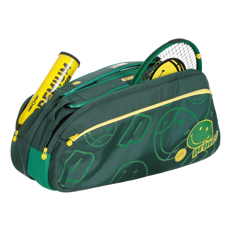 Smiley Schlägertasche 6er-Grün