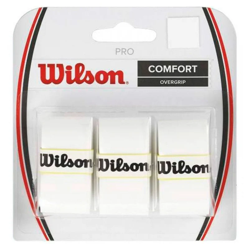 Wilson Pro Overgrip (White, 3-pack)