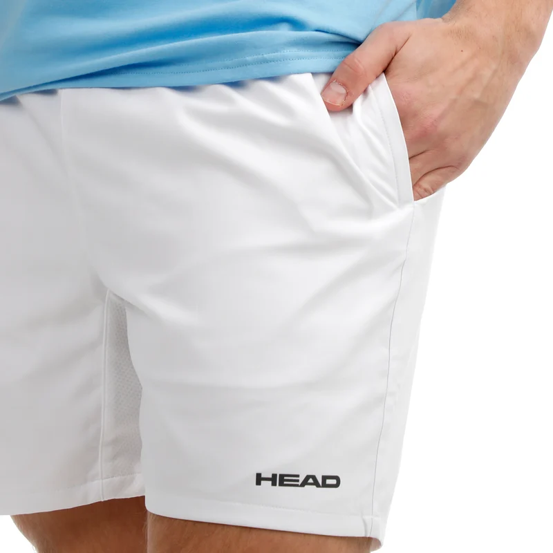 Club 7in Shorts Herren-Weiß,Silber