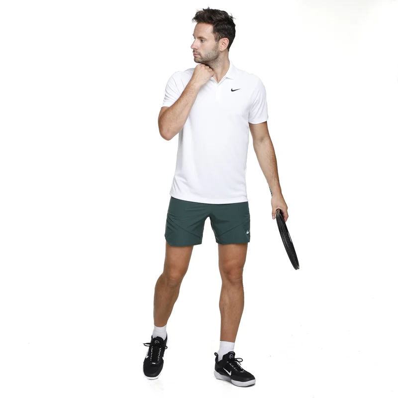 Dri-Fit Victory Court Solid Polo Herren - weiß