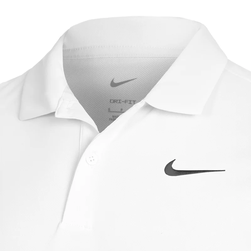 Dri-Fit Victory Court Solid Polo Herren - weiß