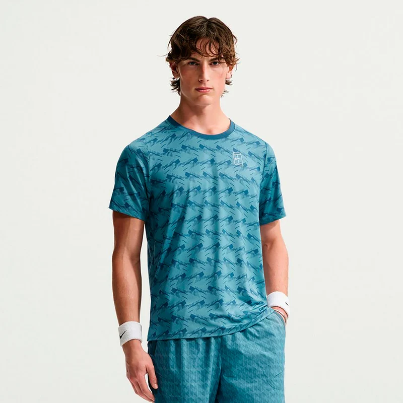 Court Advantage T-Shirt Herren - blaugrau