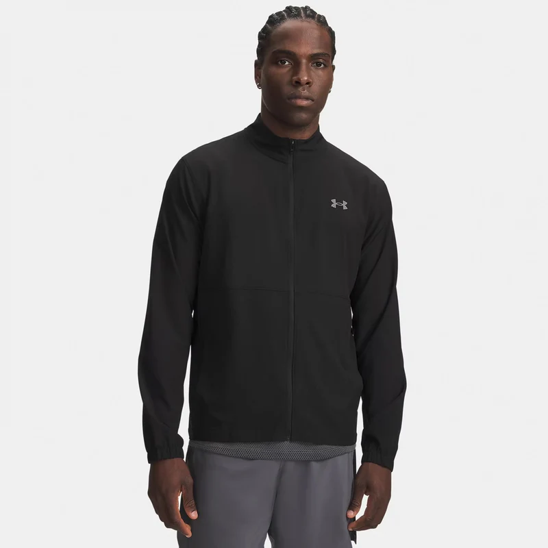 Velociti Track Laufjacke Herren - schwarz