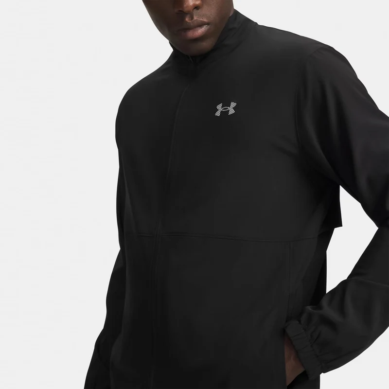 Velociti Track Laufjacke Herren - schwarz