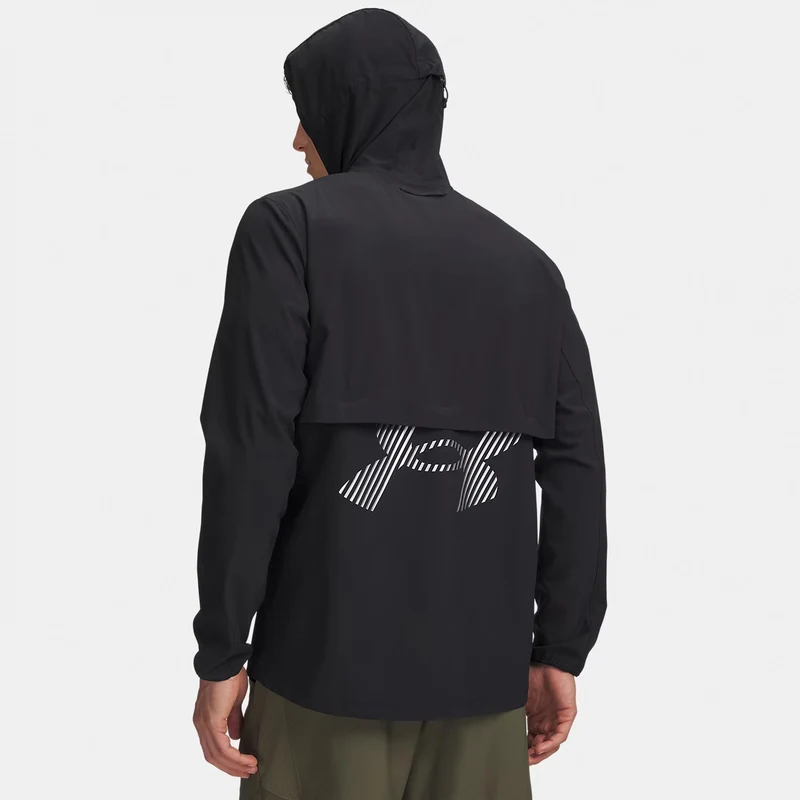 Velociti Storm Laufjacke Herren - schwarz