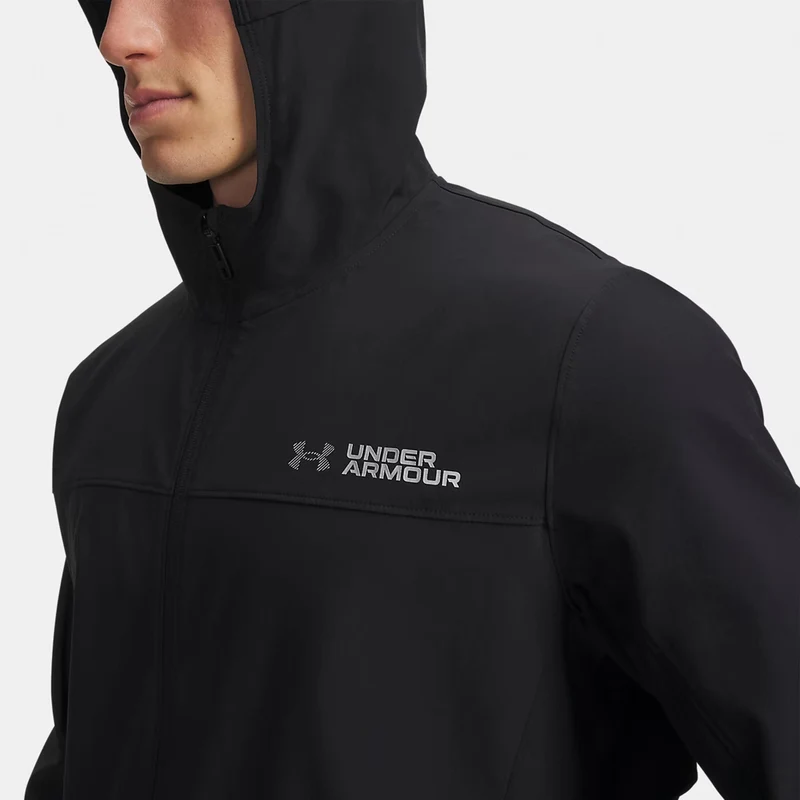 Velociti Storm Laufjacke Herren - schwarz