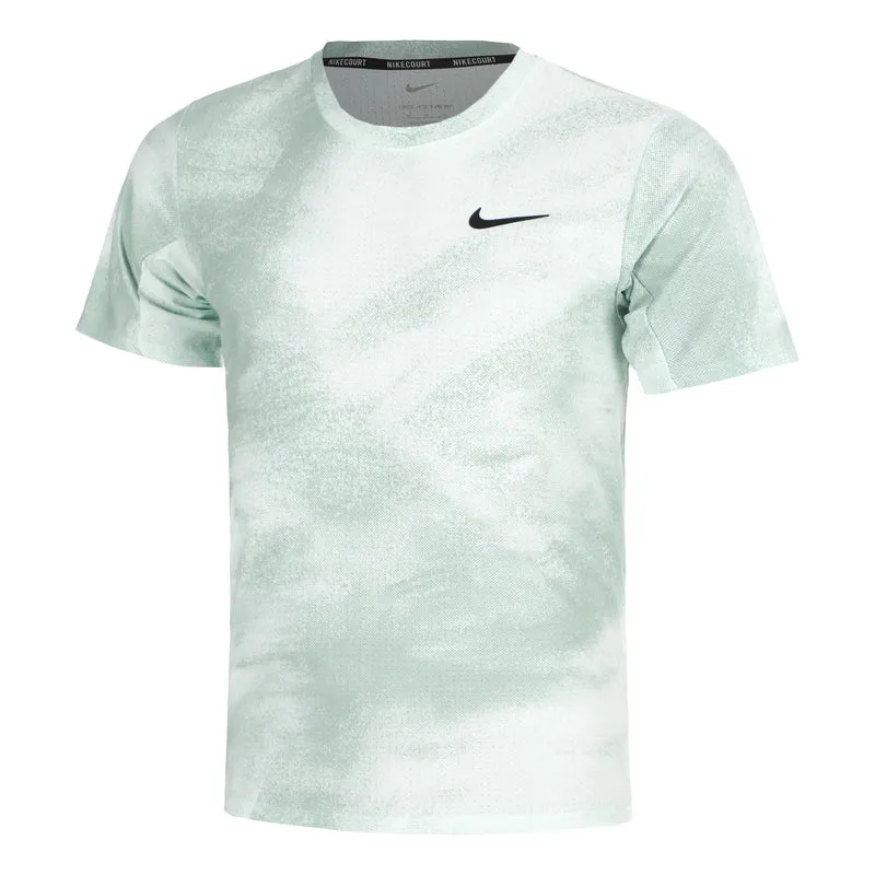 Court Dri-Fit Advantage Slam T-Shirt Herren - mint, schwarz