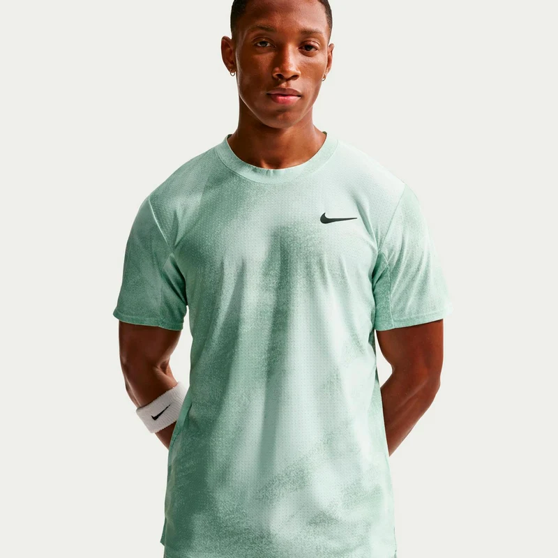 Court Dri-Fit Advantage Slam T-Shirt Herren - mint, schwarz