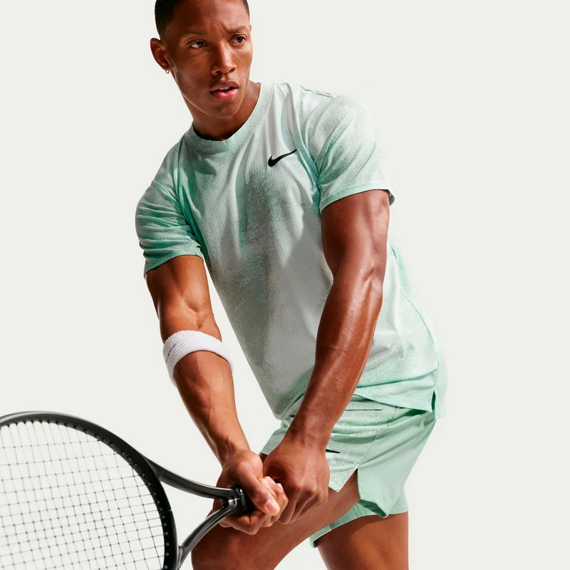 Court Dri-Fit Advantage Slam T-Shirt Herren - mint, schwarz