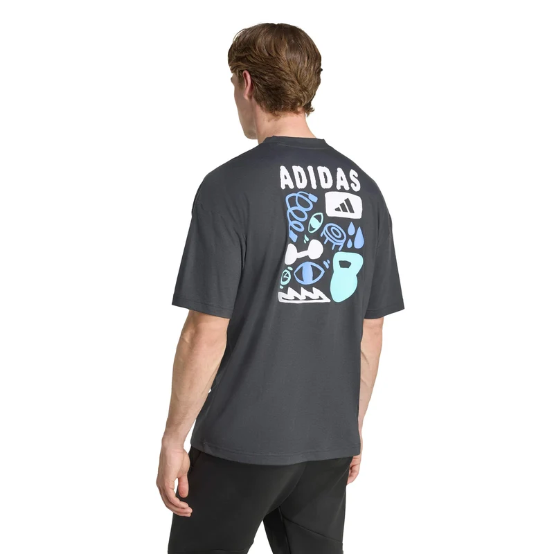 GFX Joy T-Shirt Herren - dunkelgrau, mehrfarbig